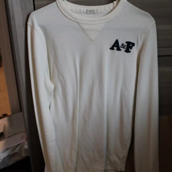 Abercrombie & Fitch Other - Ambercrombi Cream Long Sleeve, Medium Muscle